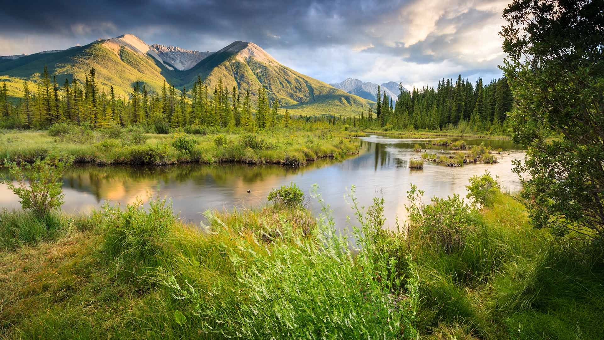 Vermilion Lakes, Canadian Rocky Mountains