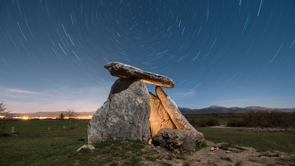 Dolmen of Sorginetxe, Basque Country, Alava, Spain