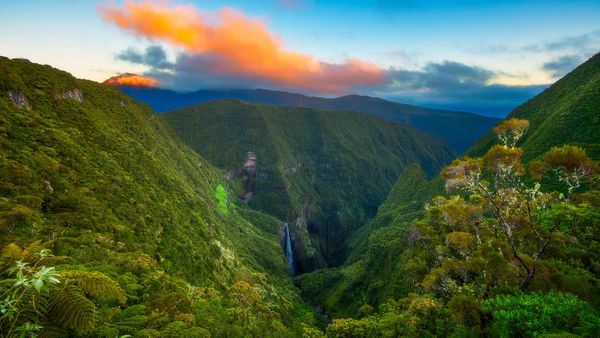 Trou de Fer dans le Piton des Neiges sur l’île de la Réunion à l’occasion de la fête réunionnaise de la liberté