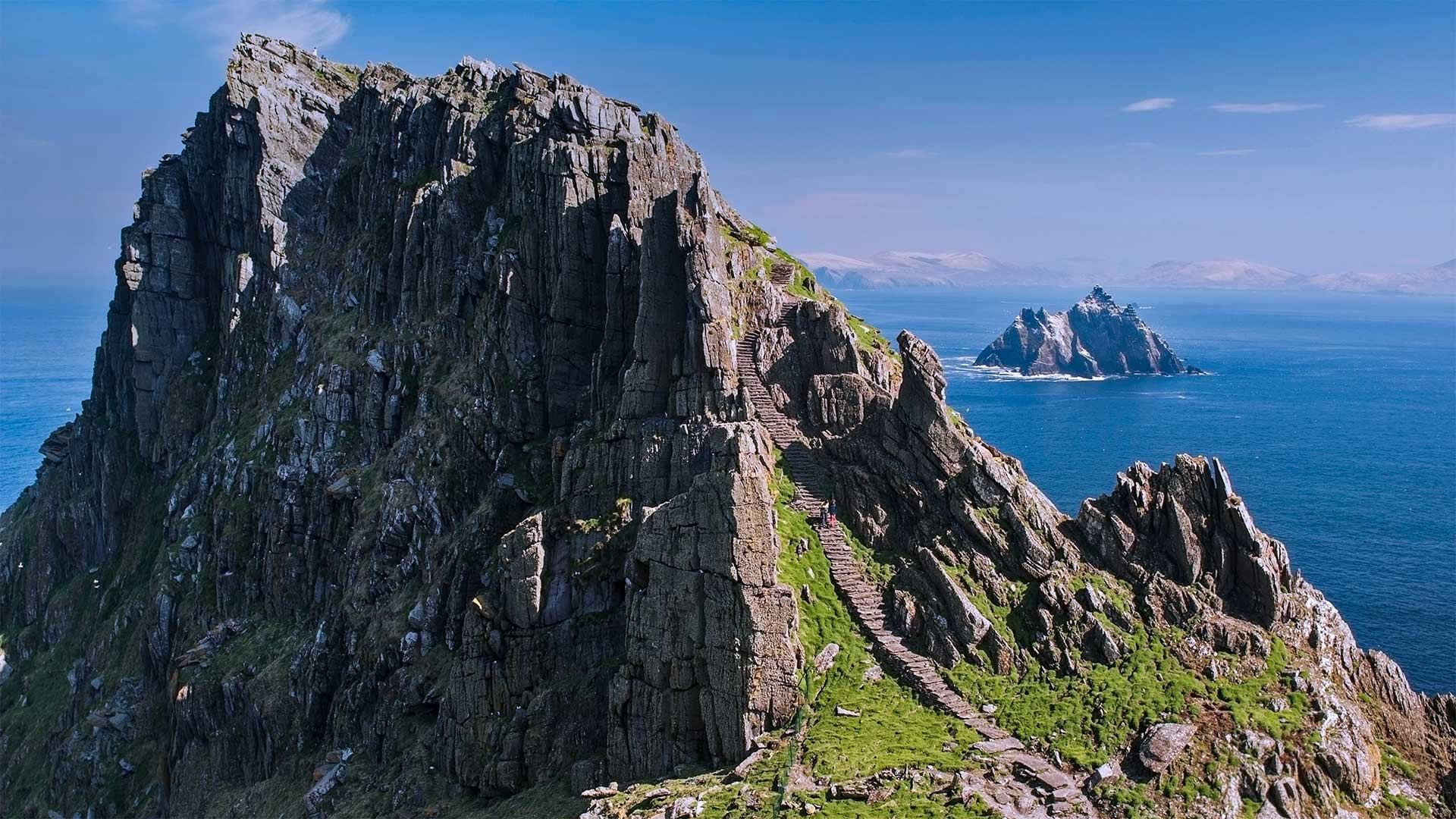 The Skellig Islands, Skellig Michael and Little Skellig, in Ireland