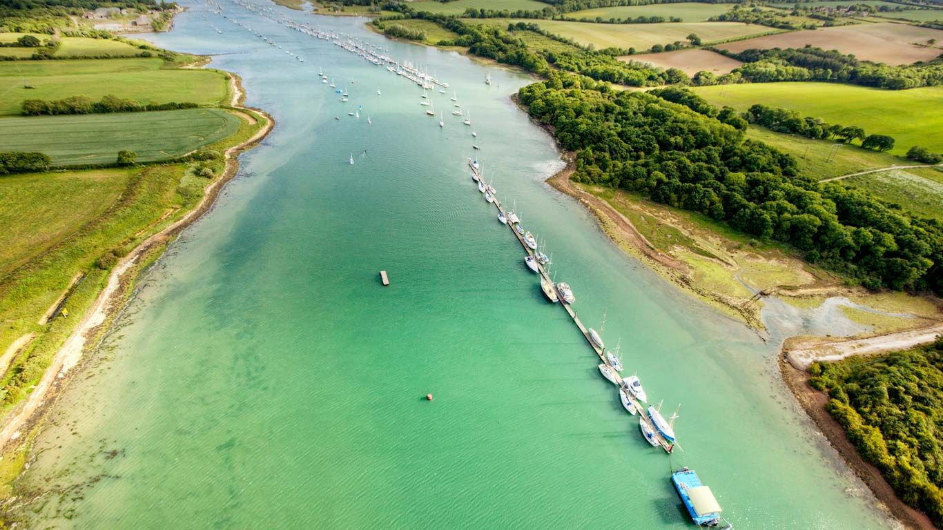 The River Medina on the Isle of Wight