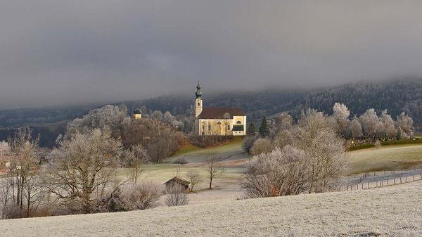 Pfarrkirche St. Georg, Ruhpolding, Bayern, Deutschland