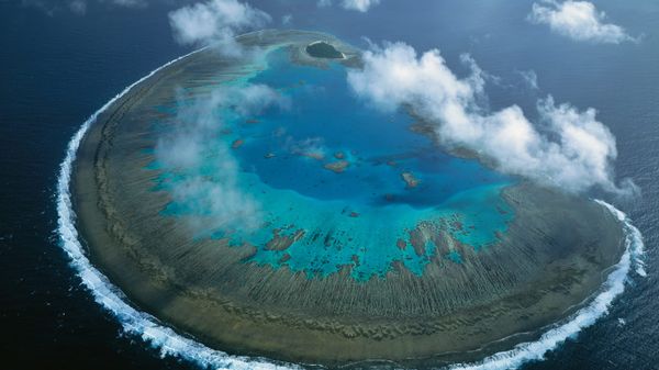 Lady Musgrave Island coral atoll in the Great Barrier Reef, Australia