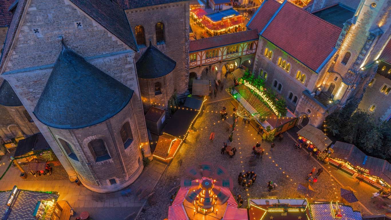 Christmas market in Braunschweig, Germany