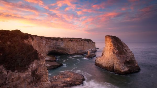 Shark Fin Cove, Davenport, California