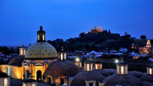 Convento de San Gabriel monastery, San Pedro Cholula, Puebla, Mexico (© Florian Kopp/Alamy)(Bing United States)