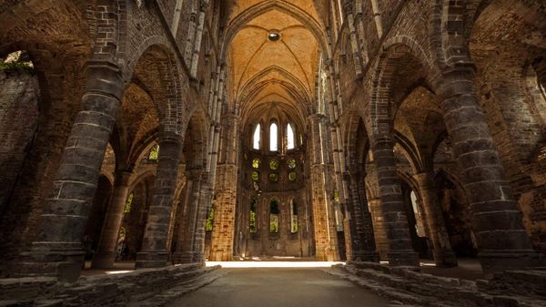 Villers Abbey in Villers-la-Ville, Belgium