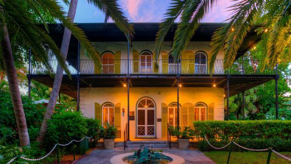The Ernest Hemingway Home and Museum in Key West, Florida, USA