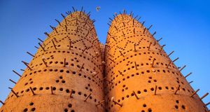 Dovecotes in the Katara Cultural Village in Doha, Qatar (© Omar Chatriwala/Getty Images) &copy; (Bing New Zealand)