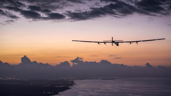 Solar Impulse 2 at Kalaeloa Airport, Honolulu, Hawaii