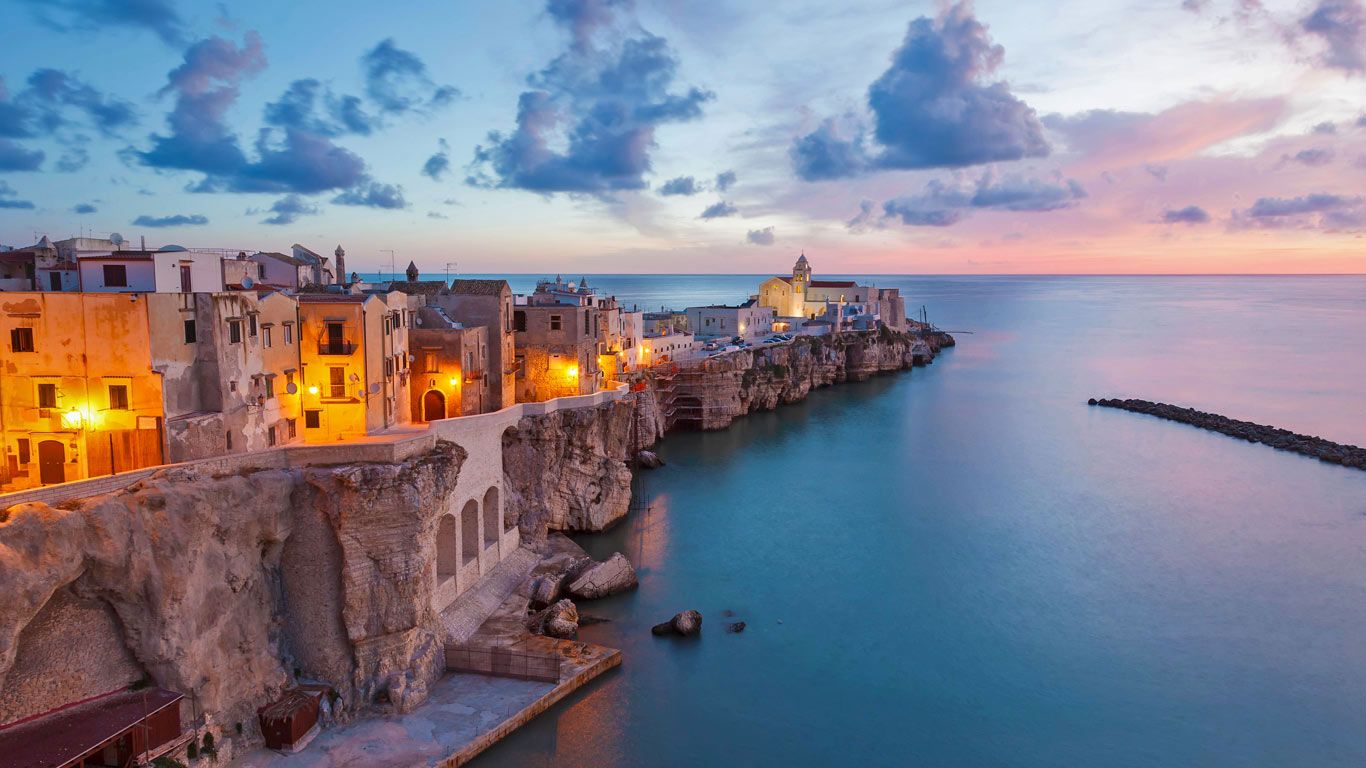 Vieste on the Adriatic coast of Italy
