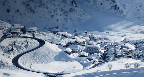 Stuben am Arlberg in Vorarlberg, Austria