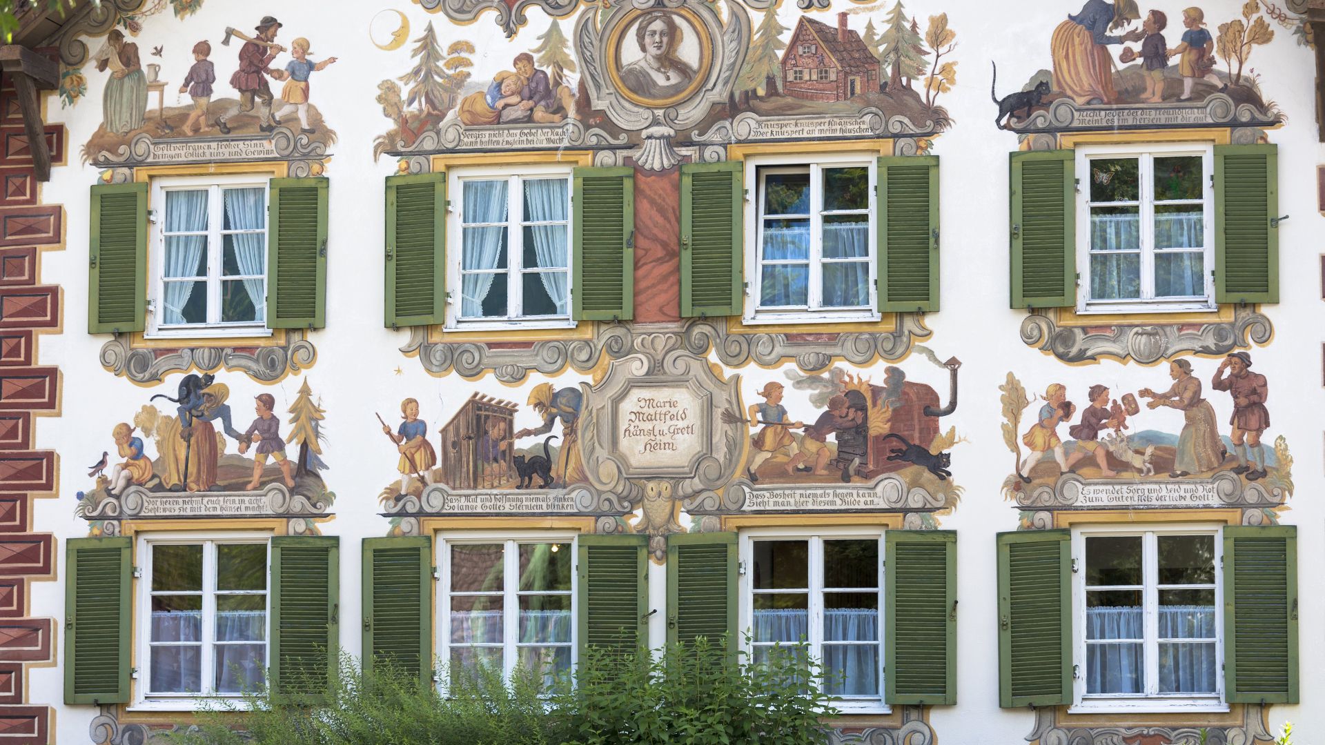 Hänsel und Gretel Haus in Oberammergau, Bayern