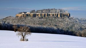 Königstein Fortress, Saxon Switzerland, Germany (© Bildagentur-online/Exss/Alamy)(Bing United Kingdom)