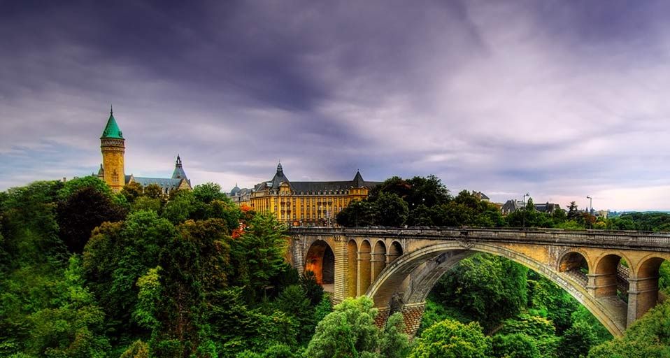 Adolphe Bridge in Luxembourg