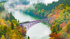 第一只見川橋梁, 福島県 大沼郡 (© Doctor Egg/Getty Images)(Bing Japan)
