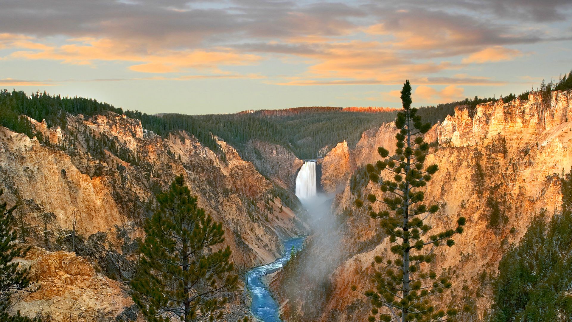 Cascate di Yellowstone inferiori, Parco Nazionale di Yellowstone, Wyoming