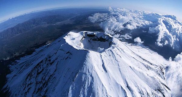 ｢富士山の噴火口｣静岡, 山梨