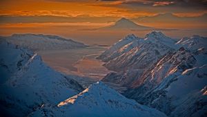 Chigmit Mountains and Lake Clark National Park and Preserve, Alaska (© Ian Shive/Tandem Stills + Motion)(Bing New Zealand)