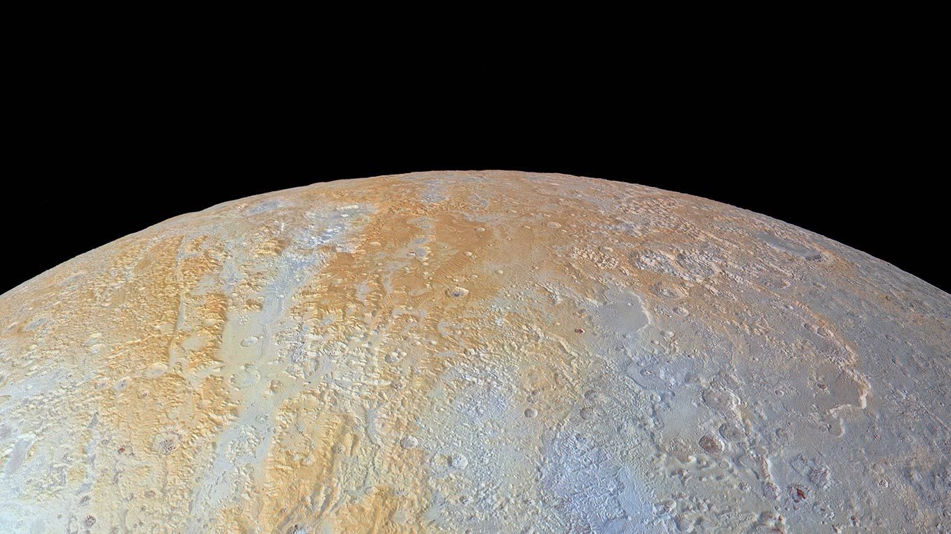 冥王星的北极