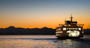 Large ferry sailing in Puget Sound, near Seattle, Washington -- Todd Pearson/Getty Images &copy; (Bing New Zealand)