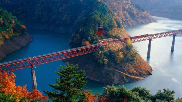 ｢奥大井湖上駅｣静岡, 大井川鉄道井川線