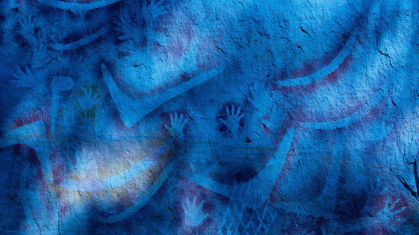 Aboriginal rock art in Carnarvon National Park, Queensland, Australia