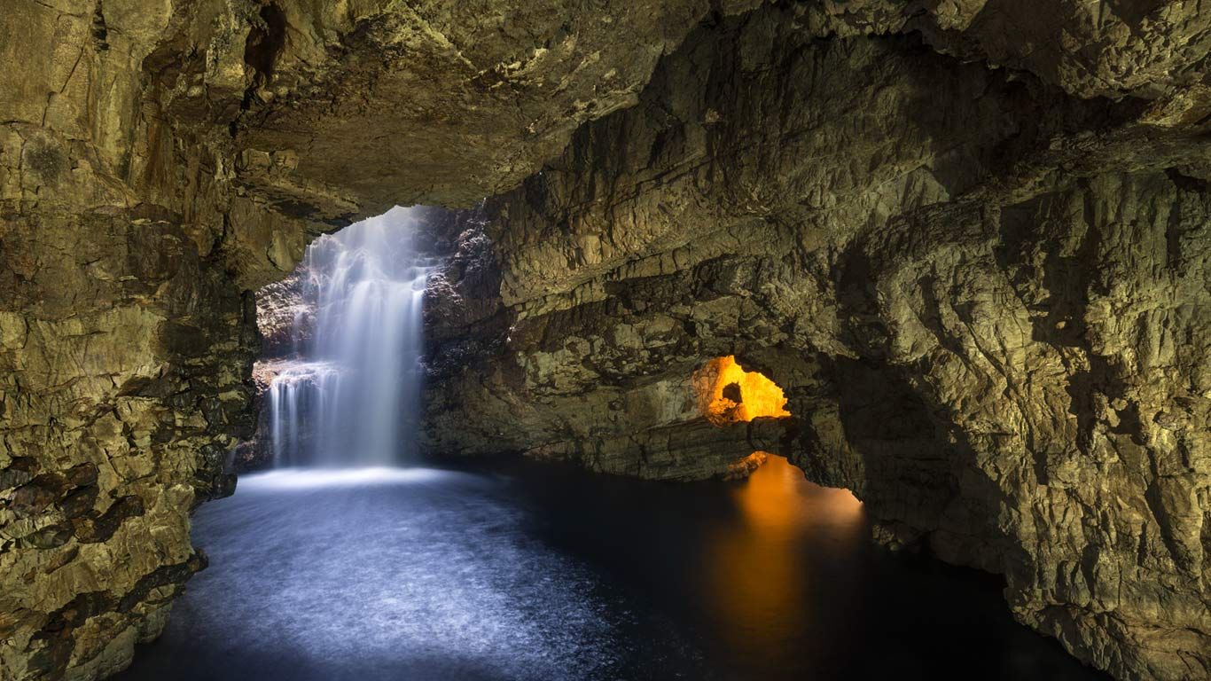 Smoo Cave in Durness, Scotland