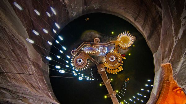 Salina Turda salt mine in Turda, Romania