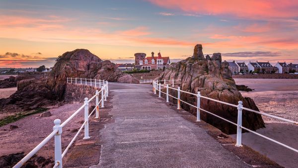 Porto di La Rocque, St. Clement, Isola di Jersey