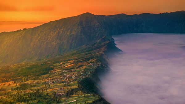 Cemoro Lawang near Mount Bromo, East Java, Indonesia