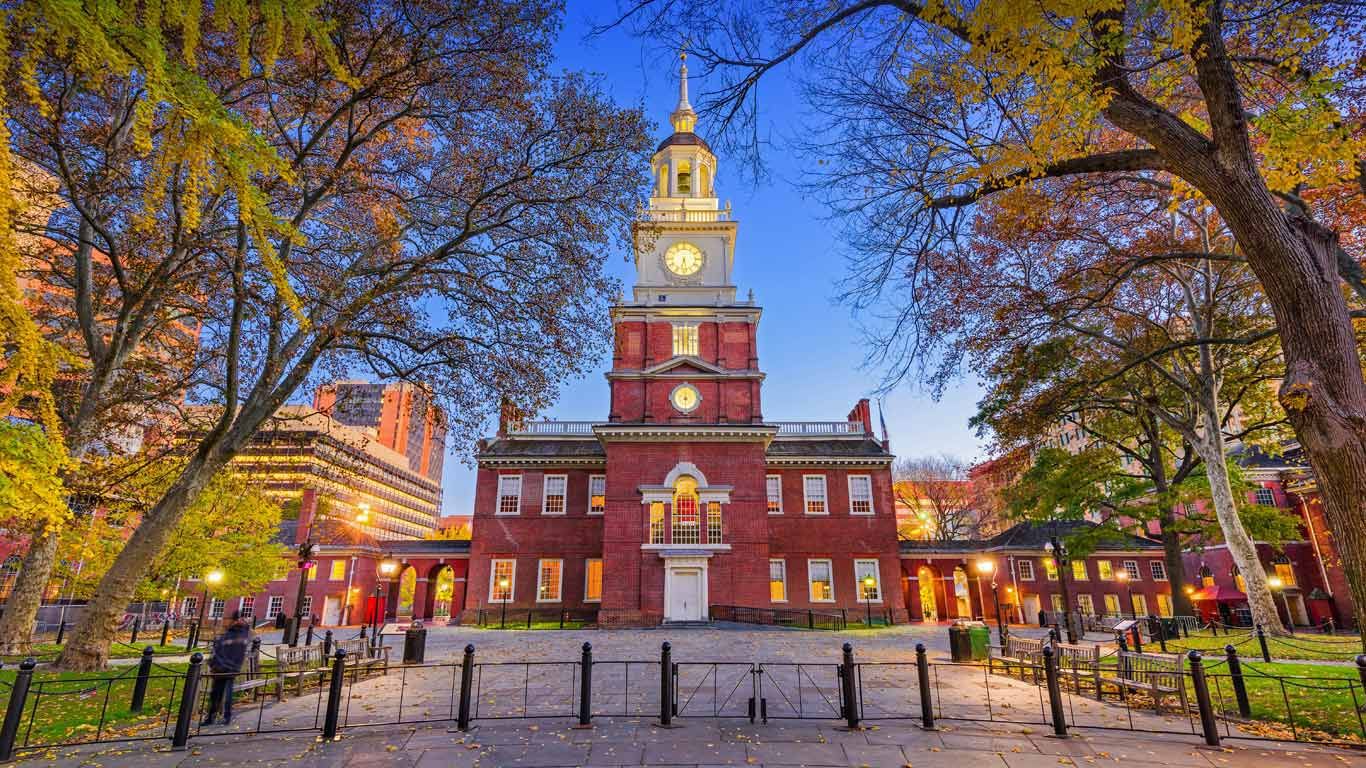 Independence Hall in Philadelphia, Pennsylvania