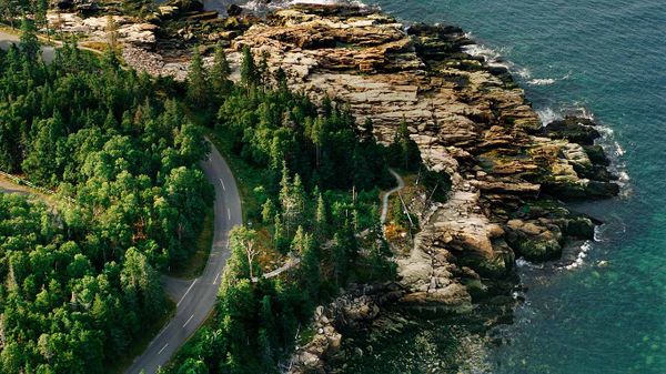 Coastline of Acadia National Park, Maine