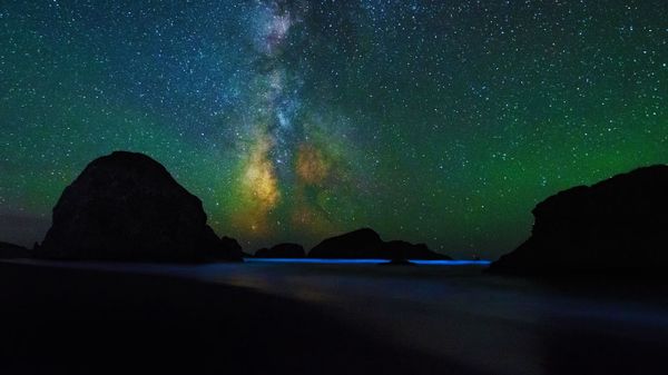 Stars above, sea sparkle below in Oregon’s Cape Sebastian State Scenic Corridor