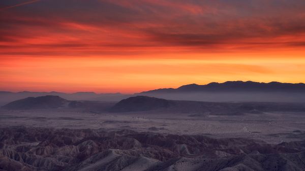 Borrego Badlands, Anza-Borrego Desert State Park, California, USA