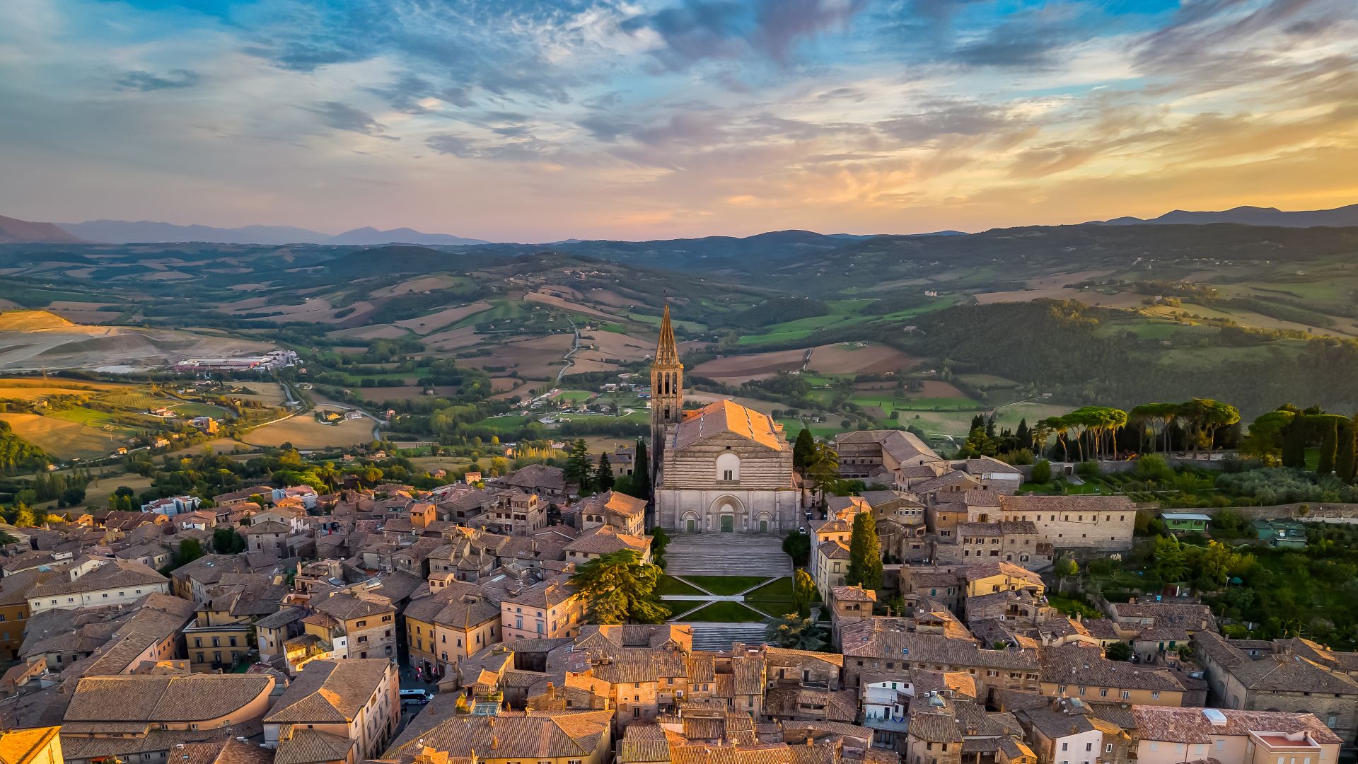 Todi, Umbria, Italia