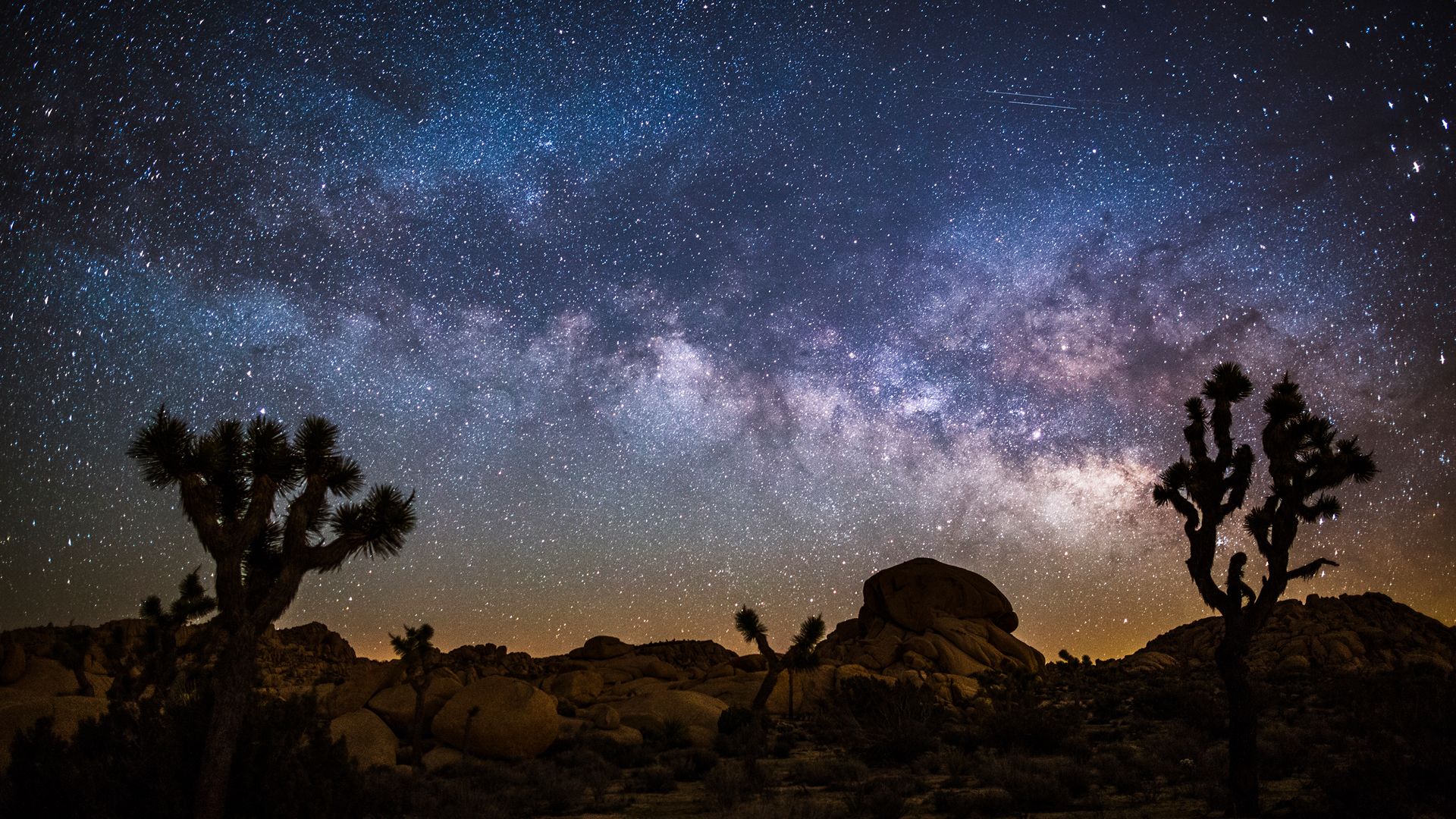 Milky Way over Joshua Tree National Park, California, USA