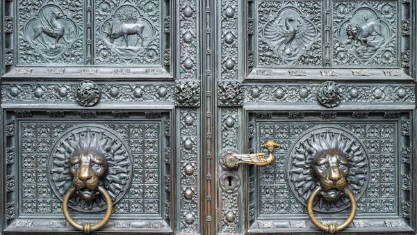Eingangsbereich des Kölner Doms, Nordrhein‑Westfalen