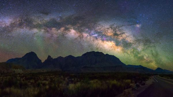 Via Lattea, Parco Nazionale di Big Bend, Texas, USA