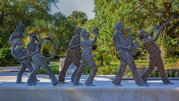 The Roots of Music Cultural Sculpture Garden in Louis Armstrong Park, New Orleans, LA