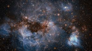 The Large Magellanic Cloud, photographed by the Hubble Space Telescope (© ESA/Hubble/NASA)(Bing Australia)