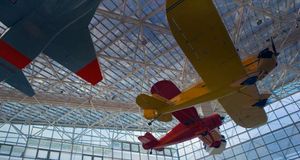 Airplanes inside the Museum of Flight in Seattle, Washington (© Ron Koeberer /Getty Images) &copy; (Bing Australia)