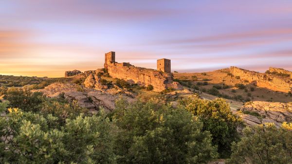 Castello di Zafra, provincia di Guadalajara, Spagna