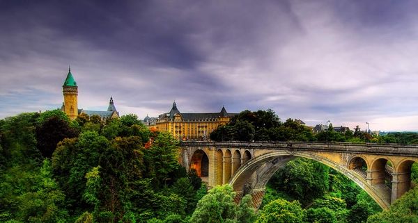 Adolphe Bridge in Luxembourg