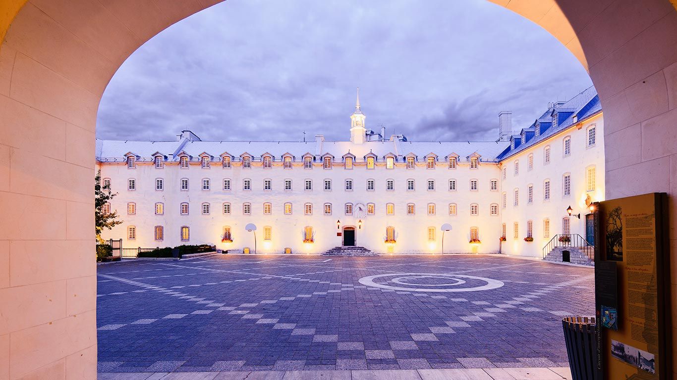 Petit Séminaire de Quebec, Inner Court. Quebec