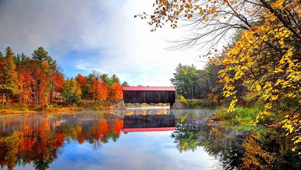 Hancock-Greenfield Bridge (aka County Bridge) in New Hampshire