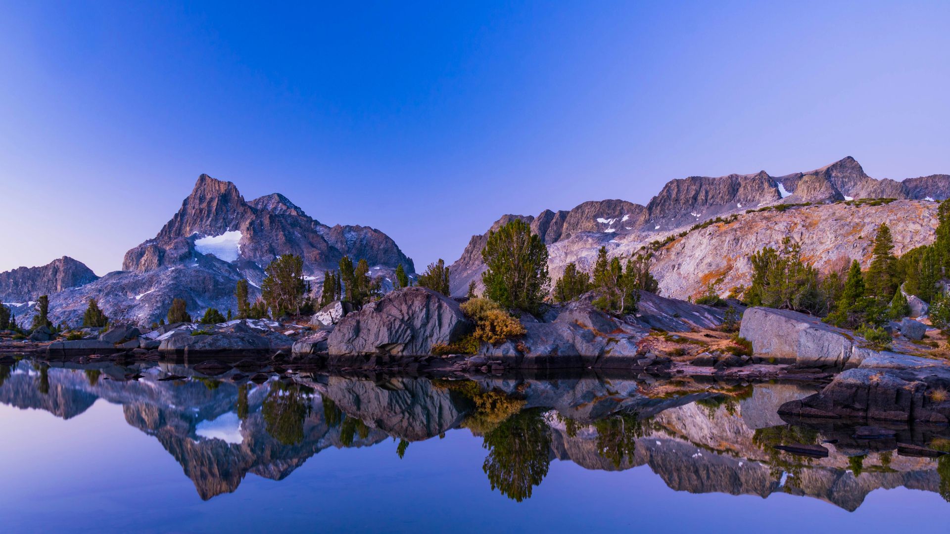 Banner Peak and Thousand Island Lake, Ansel Adams Wilderness, California
