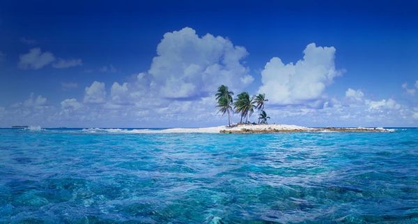 Islet in Funafuti Lagoon, Tuvalu