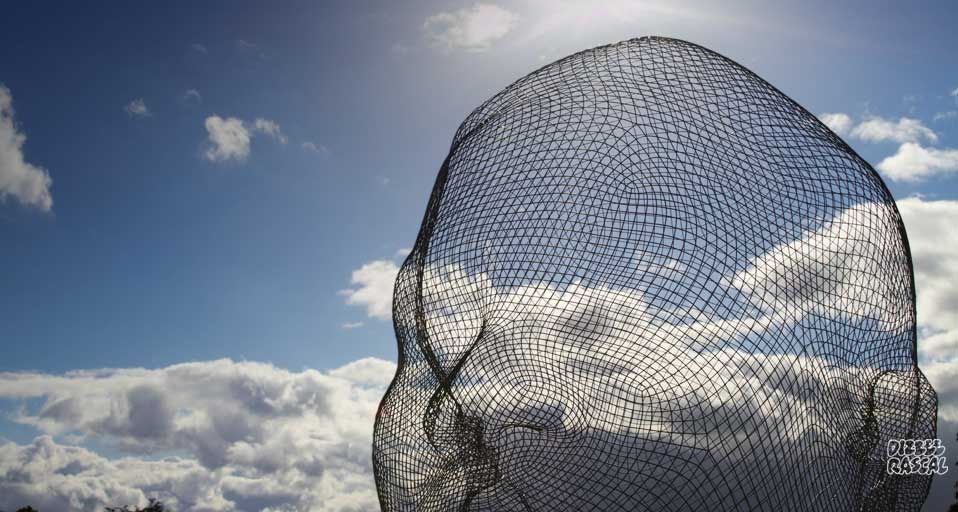 Irma-Nuria by Jaume Plensa, Yorkshire Sculpture Park, Wakefield, England