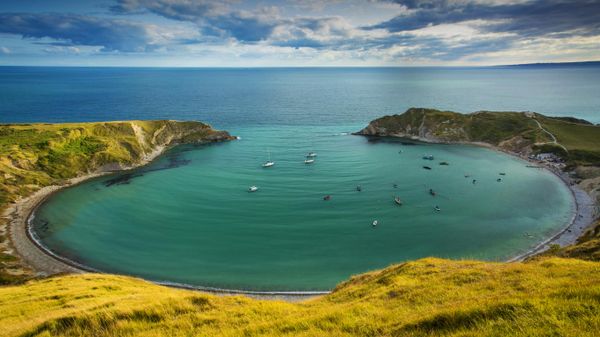Lulworth Cove along the Jurassic Coast, Dorset